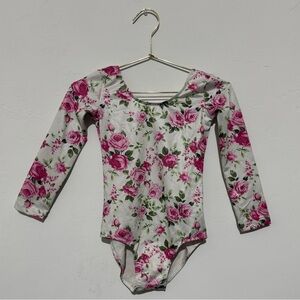 Floral Long Sleeve Leotard